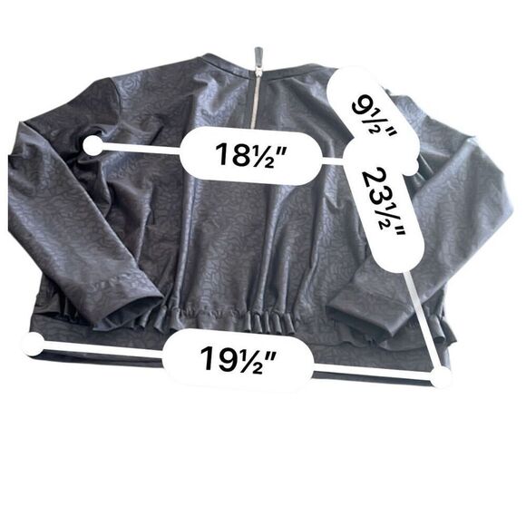 Lululemon 1/4 Back Zip Womens 8 Floral Pullover Jacket Sweatshirt - Picture 4 of 9